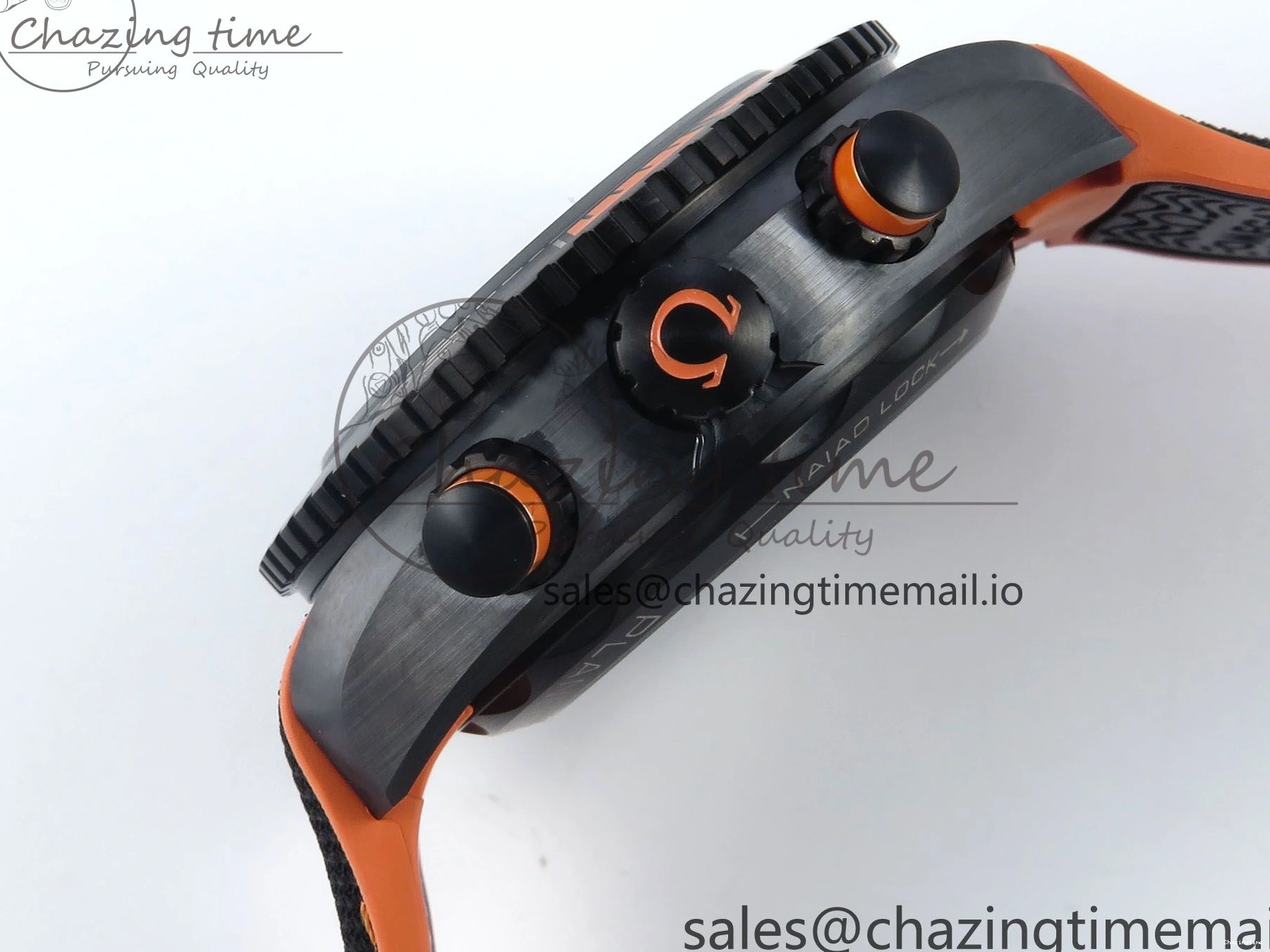 0520 Attractive Planet Ocean Master Chronometer 600M 45.5mm SCF 1:1 Best Edition Black Orange Bezel Black Dial on Black Rubber Strap A9900 Super Clone 7668